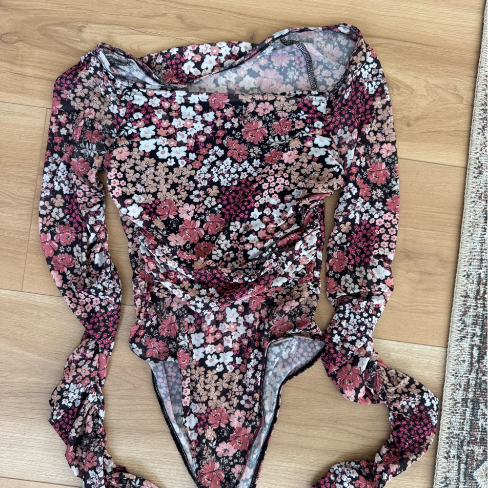 Floral Long Sleeve Bodysuit